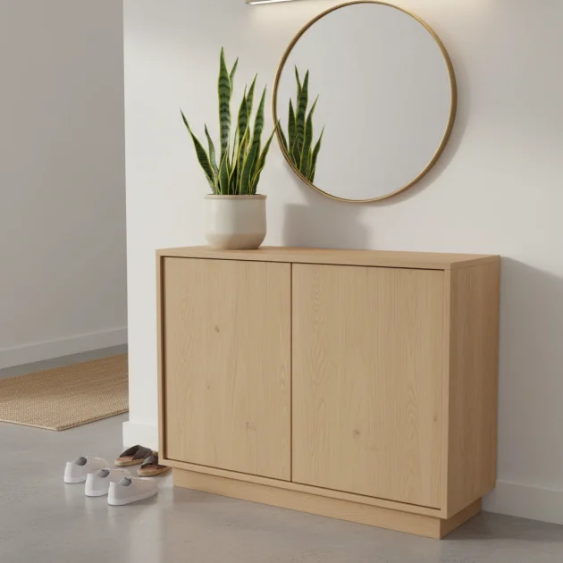 Ashley Furniture Shoe Cabinet for Minimalist Entryways